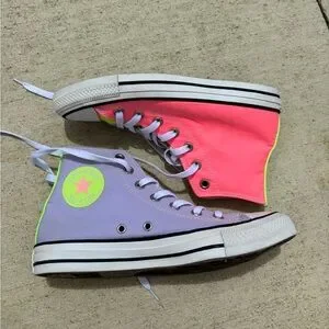 Neon Converse Color Block Chucks Converse Shoes Neon Color Block